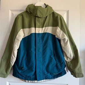 L.L. Bean Boy's Colorblock Rain Jacket